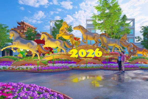 Đường hoa Nguyễn Huệ